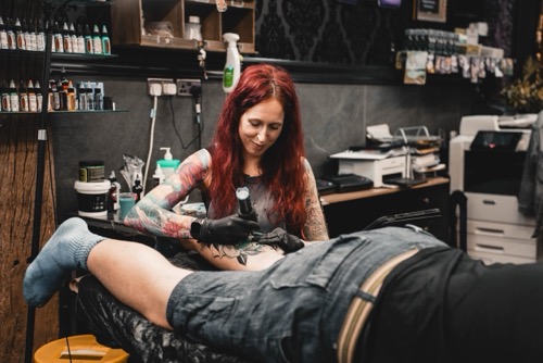 Vivid Ink artist focused on detailed tattoo work
