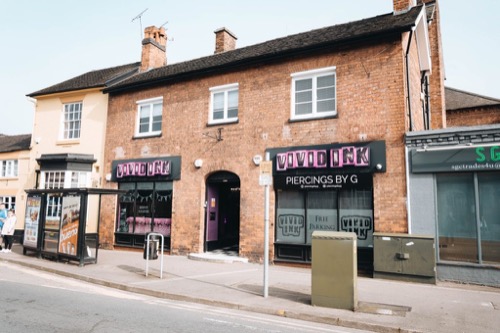Vivid Ink Stafford studio shopfront