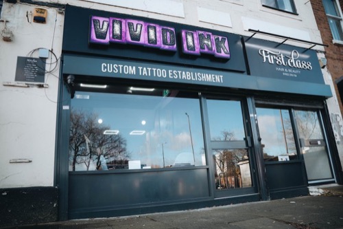 Vivid Ink Walsall studio exterior